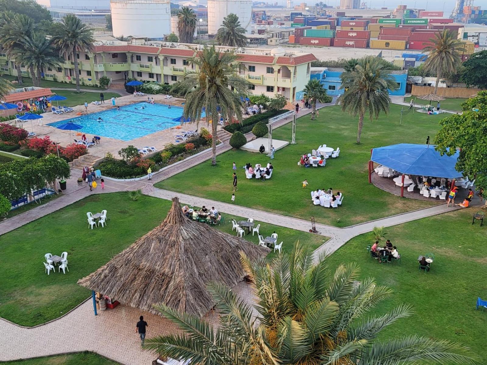 Flamingo Beach Hotel Umm al-Quwain Exterior foto
